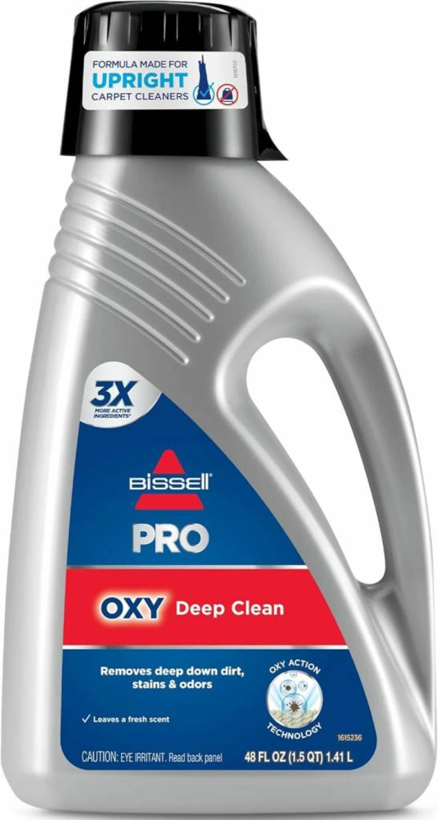 Bissell Pro Oxy Deep Clean Formula Carpet Cleaner Solution, 48 Oz (3156) – Professional Strength Stain Remover for Deep Cleaning