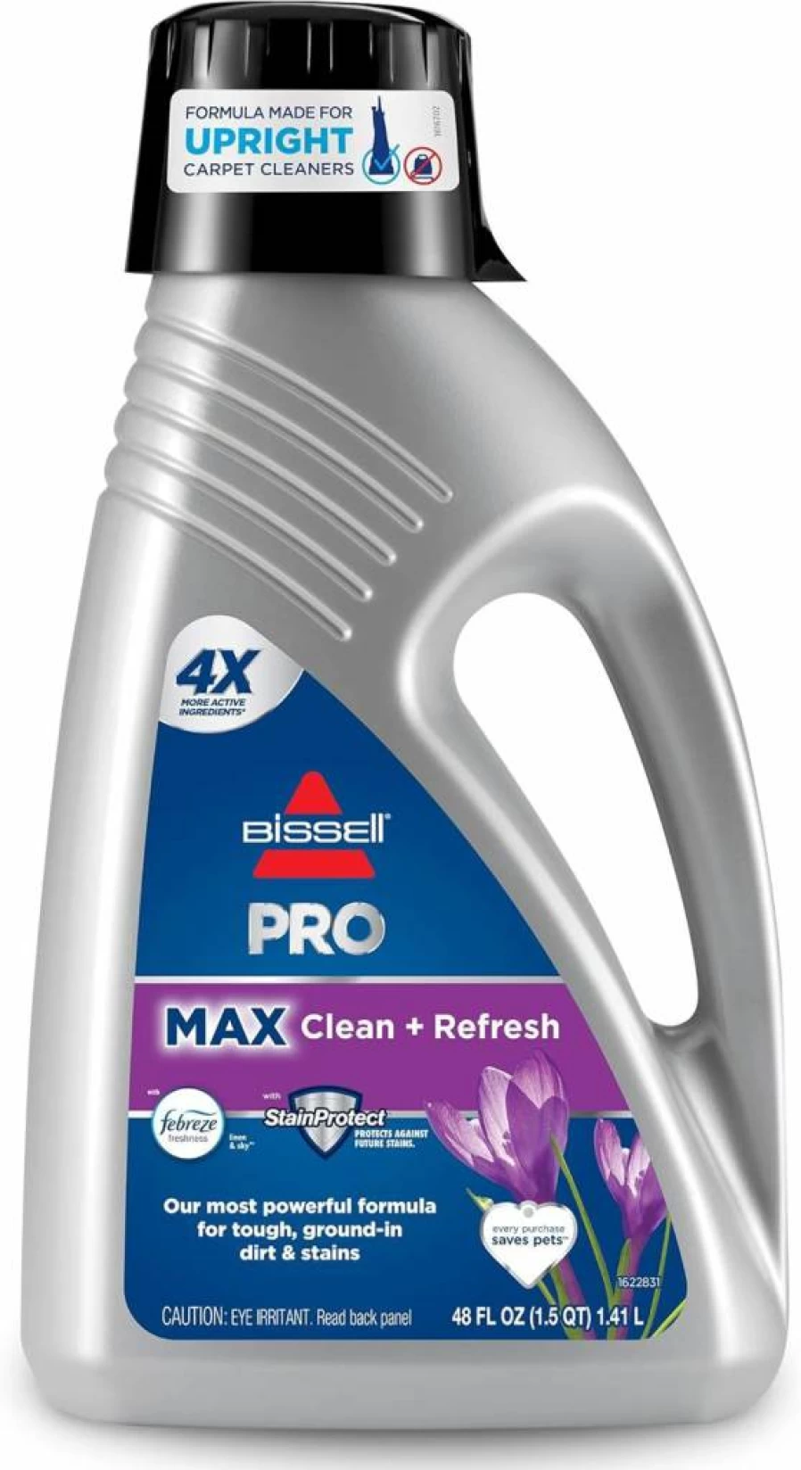 Bissell ProHeat 2X Revolution Pet Pro Full-Size Carpet Cleaner with Febreze Freshness, 48 oz Formula, 2515A – Deep Cleaning for Stains and Odors